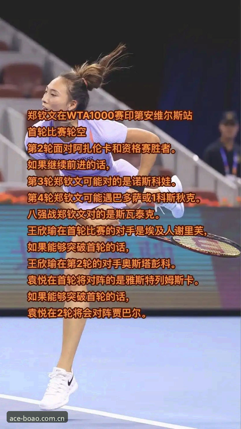 资深用户分享:2026法网女单抽签深度解析,郑钦文保分压力下的突围之道